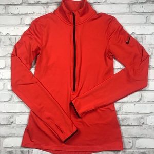 Nike running half zip